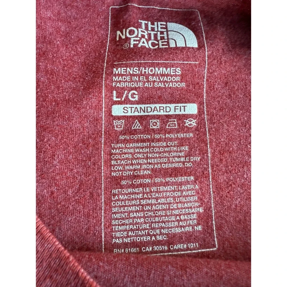 The North Face Shirt Heather Red‎ Mens L 1966 California Gorpcore Short Sleeve